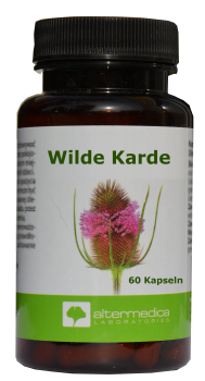 Wild Karde extract capsules has anti-bacterial, anti-inflammatory, digestive, borreliosis, skin infections, acne, eczema, pimple, joint pain, stiffness,